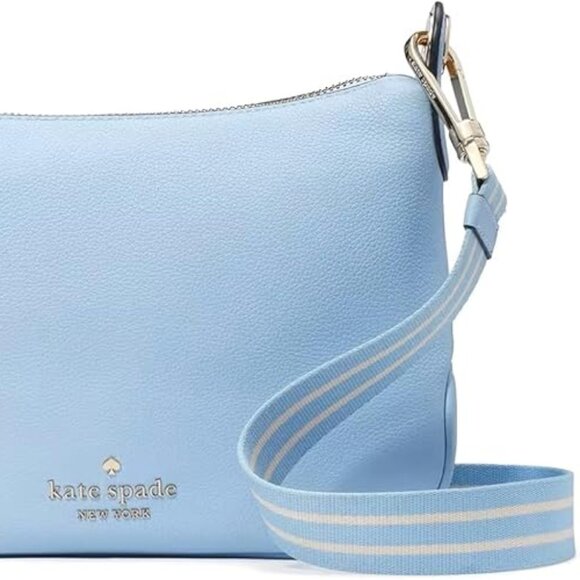 #124 NWT - Kate Spade Rosie Leather Shoulder Bag (Celeste Blue) - Picture 15 of 16